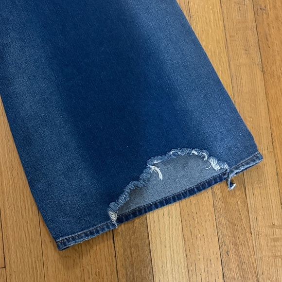 Circus NY Sam Edelman Low Rise Super Wide Leg Distressed Jeans Size 28 - Picture 8 of 8